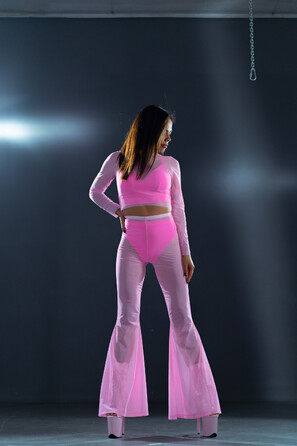 Рашгард без окантовок та штани Кльош для Pole dance