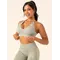 Топ Ryderwear Lift Rib Seamless Halter Sports Bra - Sage