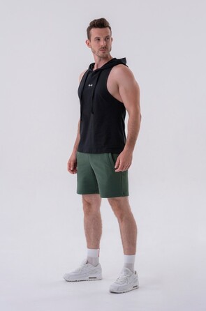 Майка Nebbia Fitness Tank top with a hoodie Black 323