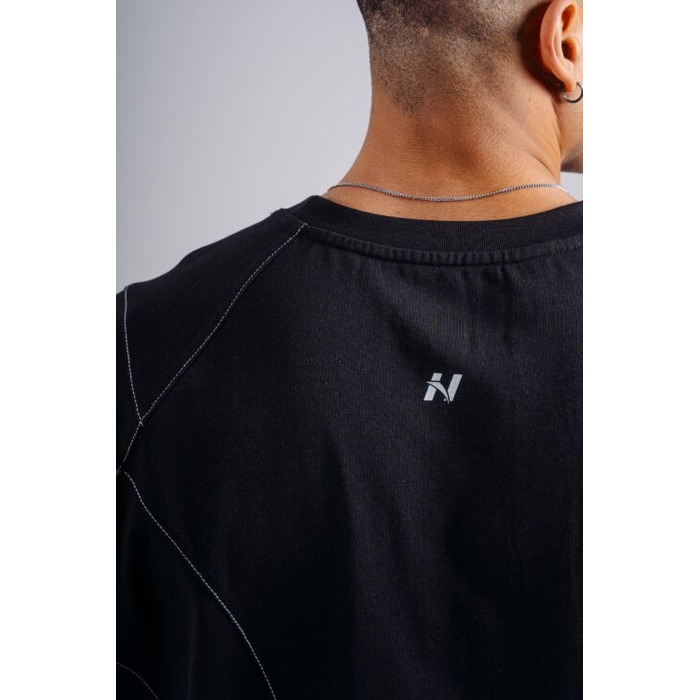 Футболка Nebbia Oversized Pump Cover T-Shirt PRIMAL Black 871