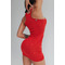 Сукня Labellamafia DRESS Decote Nadador Neutral Flowers RED 20794