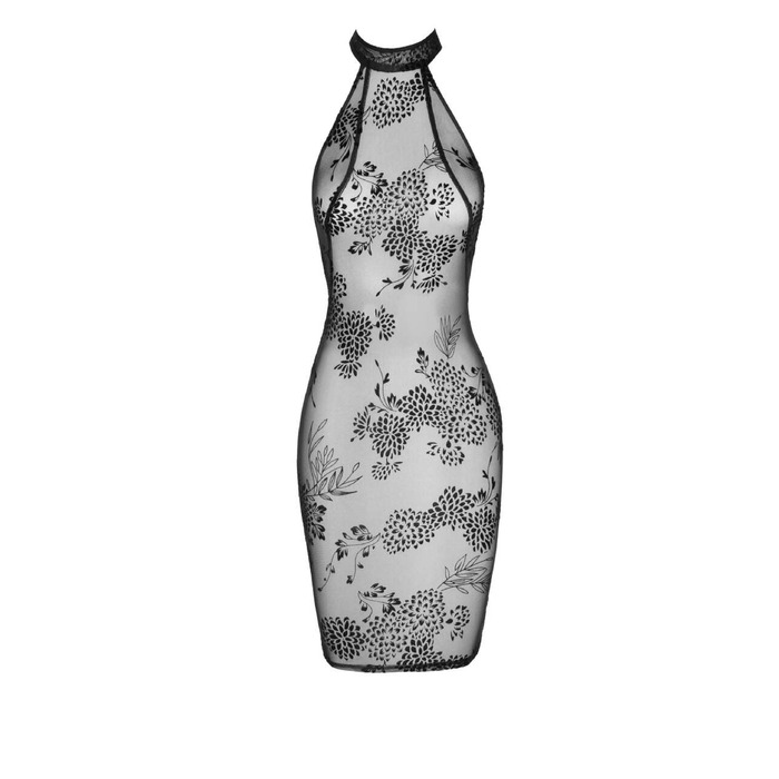 Платье сексуальное полупрозрачное S F240 Noir Handmade, черное