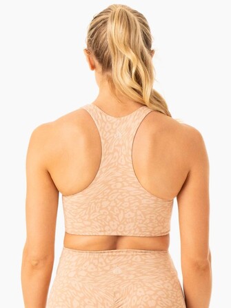 Топ Rotation Sports Bra - Sandstone Leopard