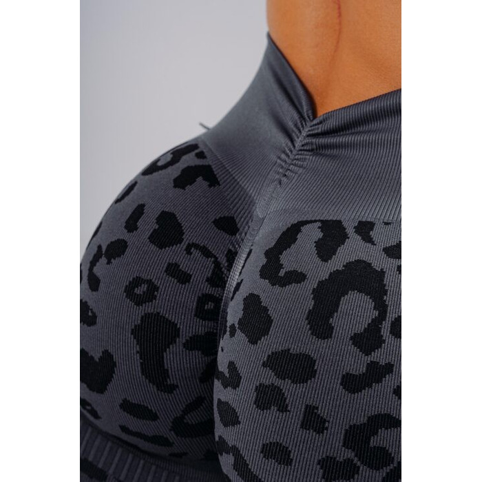 Шорти Nebbia Push-Up Compression Leopard Shorts PRIMAL Black Leopard 856