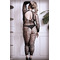 Бодістокінг з відкритими ступнями Sheer Fantasy чорний, Queen size