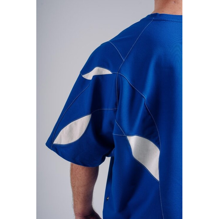 Футболка Nebbia Oversized Pump Cover T-Shirt PRIMAL Blue 871