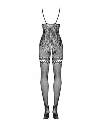 Комбинезон Obsessive Bodystocking F213 Черный S/M/L