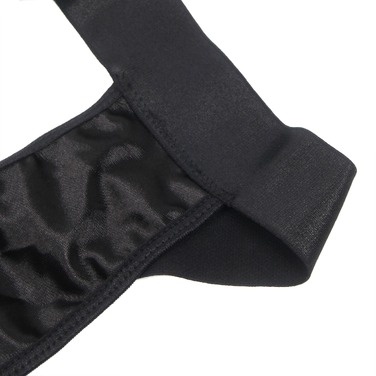 Боди с вырезами Star Night с ремешками, черное, XS-S