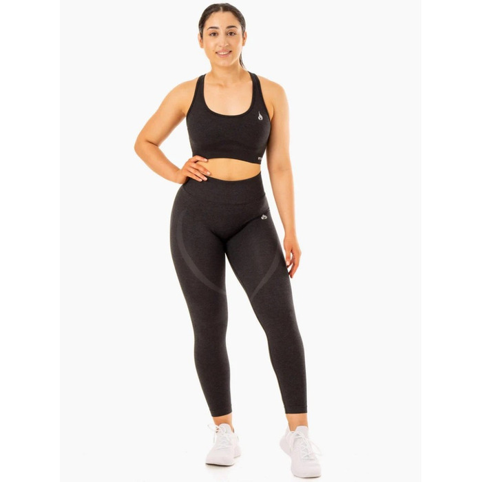 Топ Sculpt Seamless Racer Back Sports Bra - Black Marl
