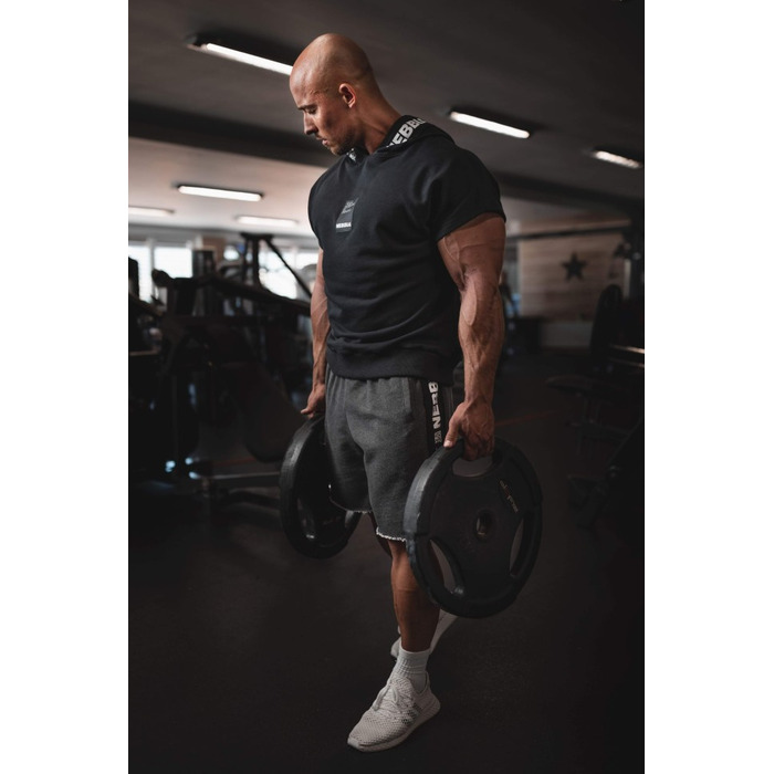 Безрукавка Nebbia NO LIMITS Rag Top with a Hoodie Black 175