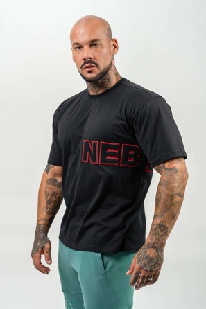 Футболка Nebbia Loose T-shirt DEDICATION Black 709