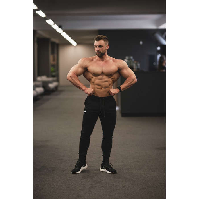 Штани Slim sweatpants with side pockets 'Reset” 321 Black