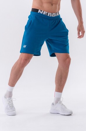 Шорти Relaxed-fit Shorts with Side Pockets BLUE 319