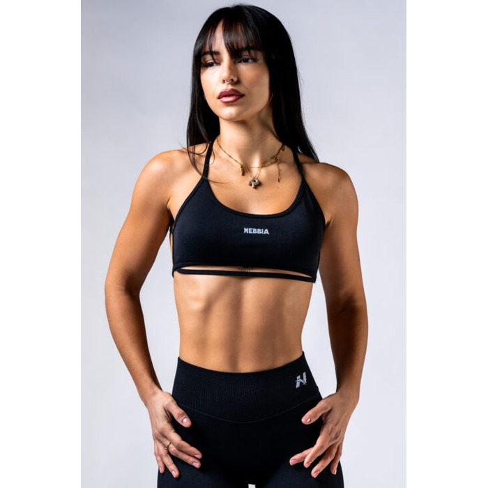 Топ Nebbia Open-Back Sports Bra POWER Black 890