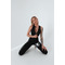 ТОП BLACK TOP WITH COLLAR AND ZIPPER