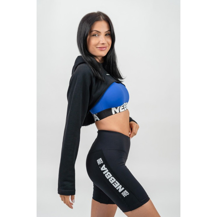 Худі Nebbia Designer Cropped Hoodie Gym Time Black 259