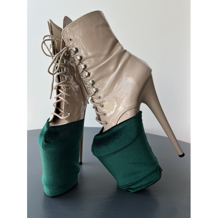 Захисти для Взуття Velvet для Pole Dance Heels Захист та Елегантний Вигляд - зелений