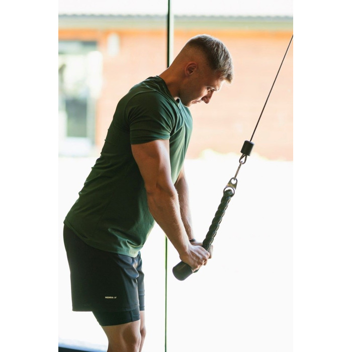 Футболка Nebbia Classic T-shirt 'Reset” Dark Green 327