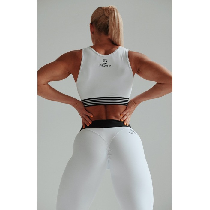 Топ WHITE TOP WITH ELASTIC AND EYELETS