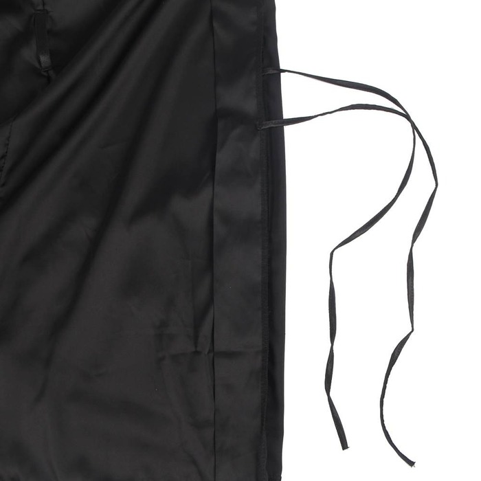 Халат-міні з мереживною спинкою Star Night, чорний, M/L