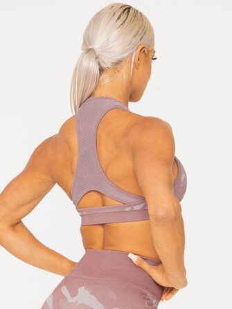 Топ Ryderwear Camo Seamless Sports Bra Pink