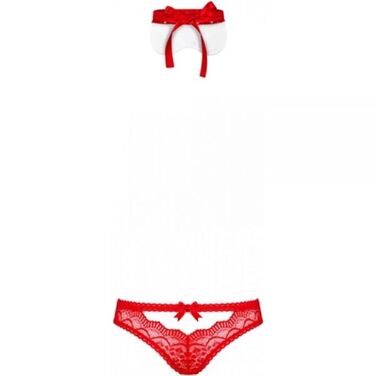 Стрінги та маска Obsessive 822-SEA-3 set 2-pcs L/XL