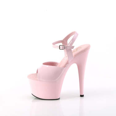 Босоніжки Adore-709 на підборах 7 дюймів, ремінець на щиколотці 2 3/4 дюйма, рожеві