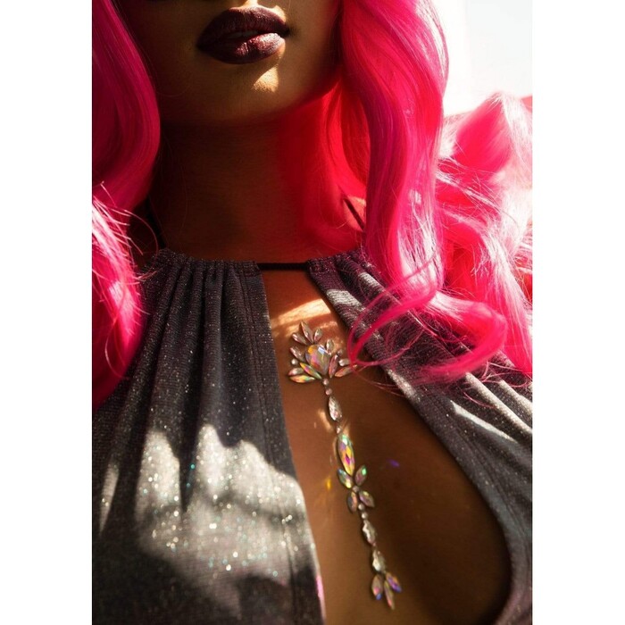 Кристаллы для тела Jade Jewels Sticker от Leg Avenue, прозрачные