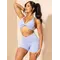 Топ Ryderwear NKD Stonewash Twist Sports Bra - Cornflower Blue Stonewash