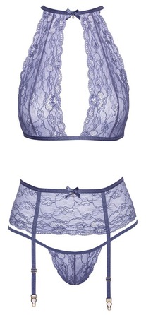 Комплект сексуальный Kissable Suspender Set S/M