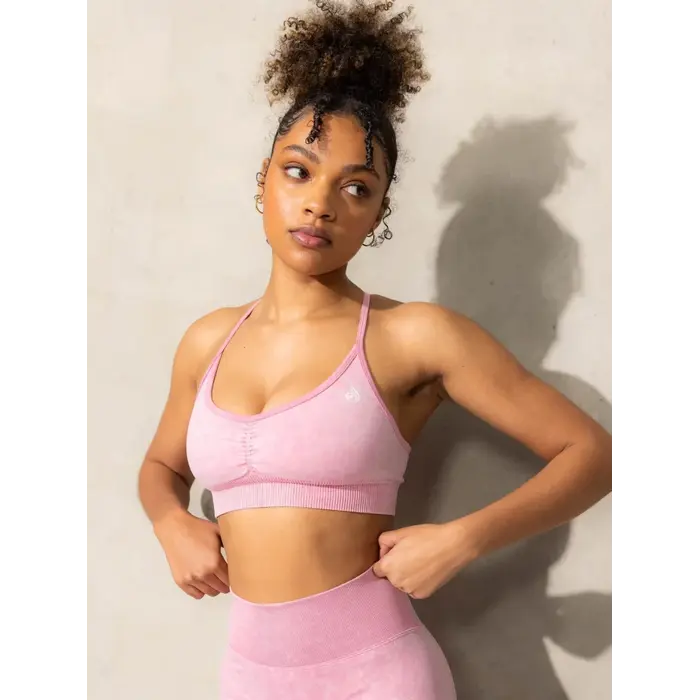 Топ Ryderwear Stonewash Seamless Sports Bra - Pink Stonewash