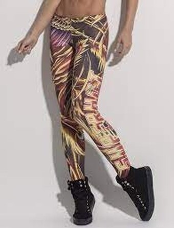 Легінси Superhot CAL1170 INK Помаранчеві еластичні для фітнесу