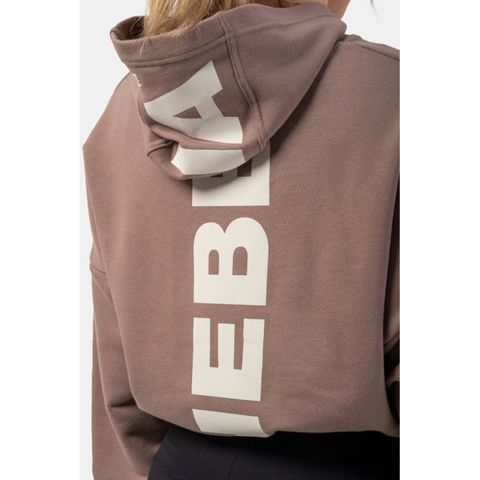 ХУДІ LOOSE FIT CROP HOODIE ICONIC BROWN 421