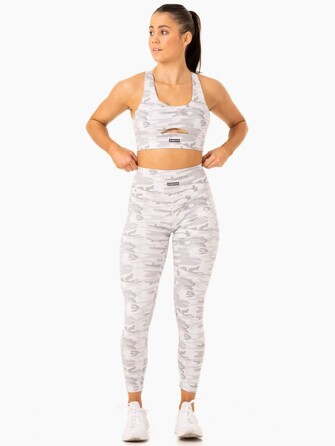 Топ Base Racer Back Sports Bra - Grey Camo