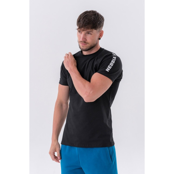 Футболка Nebbia Sporty Fit T-shirt 'Essentials” Black 326