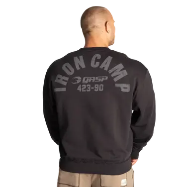 Світшот у стилі ретро GASP Throwback Sweater 221067 Black