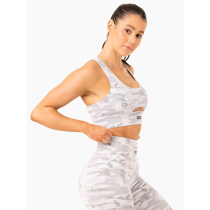 Топ Base Racer Back Sports Bra - Grey Camo