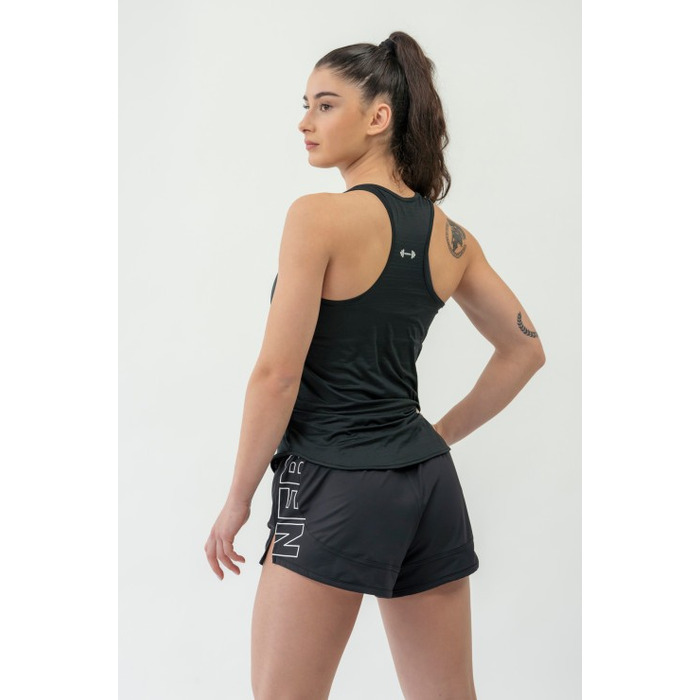 Майка FIT Activewear Tank Top 'Airy” with Reflective Logo Black 439