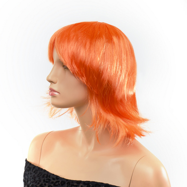 Перука каре з чубчиком Fetish Hair, помаранчева, 25 см