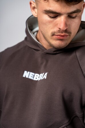 Худі чоловіча Nebbia Training Hoodie HERO Brown 300