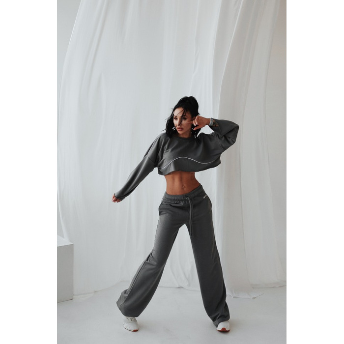 Штани-клеш Victory Bell-bottomed grey