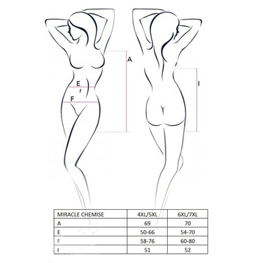 Платье сексуальное с глубоким декольте вечернее Passion MIRACLE CHEMISE розовое, 4XL