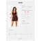 Комплект білизни пеньюар та стрінги Medilla chemise & thong XS/S