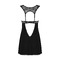 Комплект Пеньюар та трусики Donna Dream babydoll, чорний, XS/S
