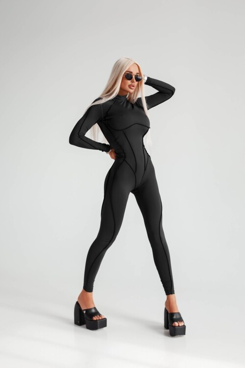 Комбінезон Fitzona Jumpsuit Fitness Black MACFTZ02