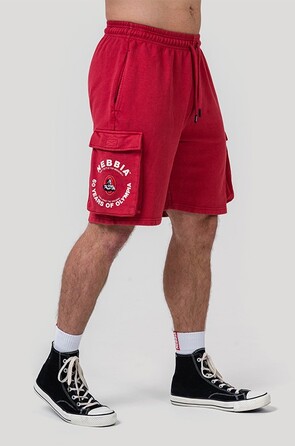 Шорты Nebbia Washed Loose Fit Cargo Shorts LEGACY Red 787