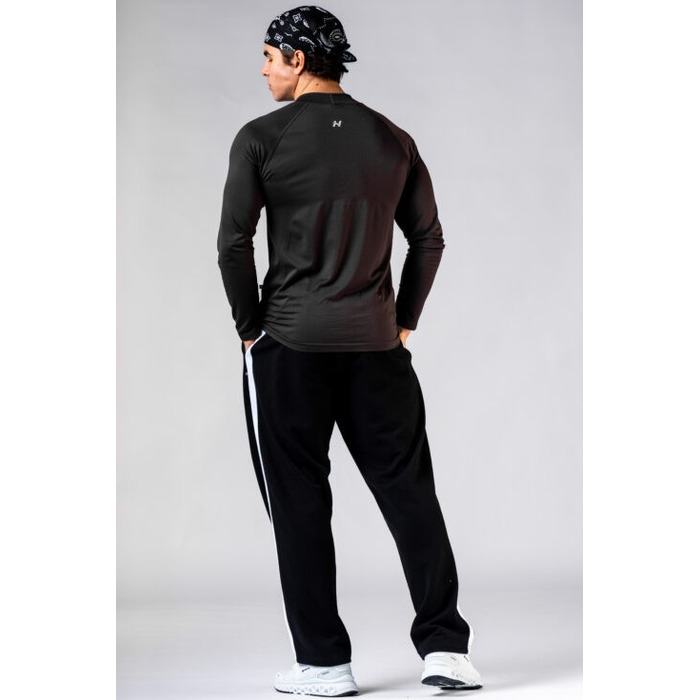 Лонгслів чоловічий Nebbia Seamless Long-Sleeve Top POWER Black 901