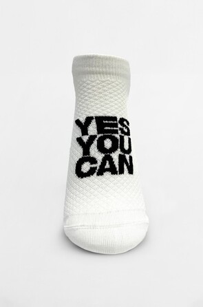 Шкарпетки NEBBIA 'HI-TECH' Ankle Socks YES YOU CAN White 122