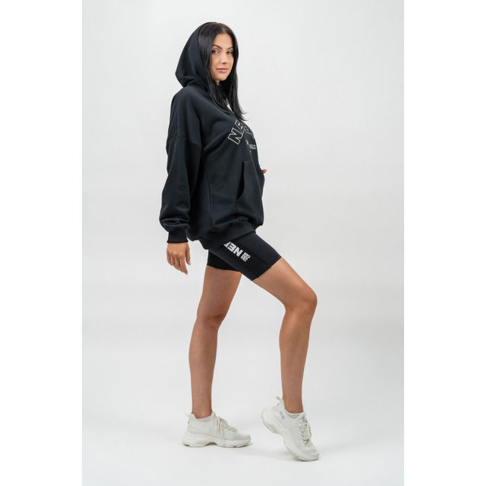 Худі Nebbia Branded Oversized Hoodie Gym Rat Black 256