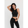 Майка Nebbia Cropped Tank Top CONFIDENCE Black 476 Майка Nebbia Cropped Tank Top CONFIDENCE Black 476